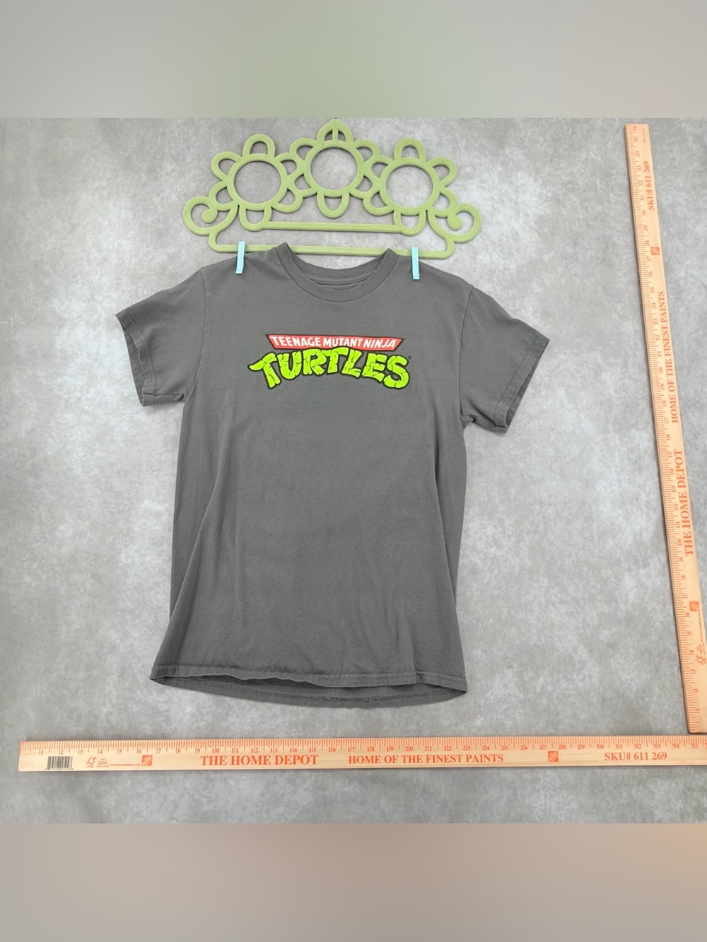 Teenage Mutant Ninja Turtles Logo Tee - Gray